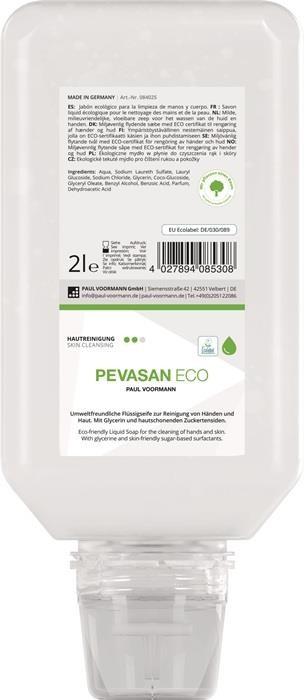 Image du produit Paul Voorman Handreinigung Pevasan ECO 2l ph-hautneutral Softflasche PAUL VOORMANN (Savon liquide, 2000 ml)