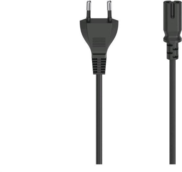 Produktbild Hama Netzkabel, Euro-Stecker - 2-pol.-Kupplung (Doppelnut), 2,5 m (2.50 m)