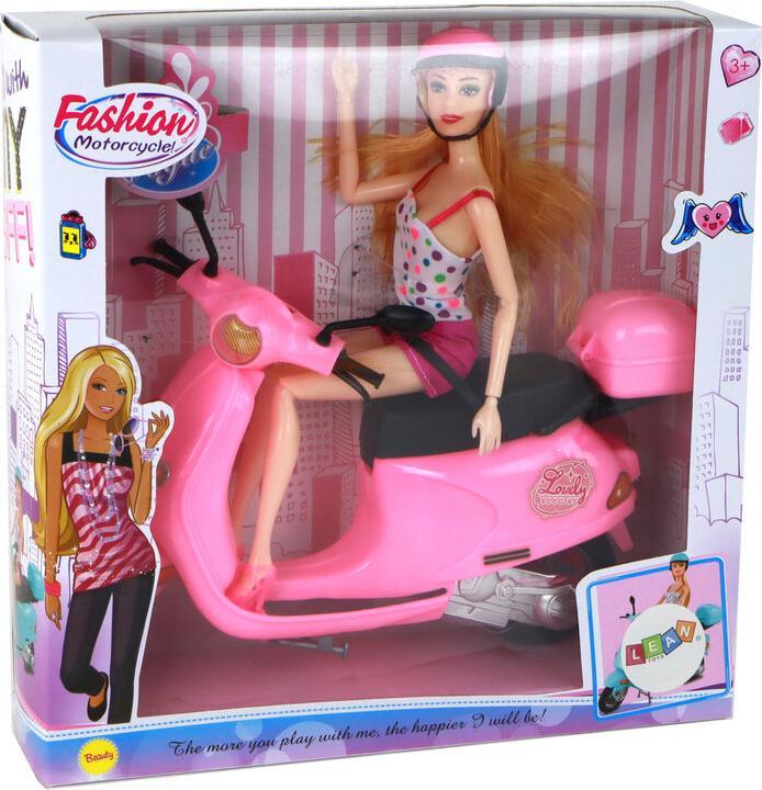 Produktbild Lean Toys Puppe auf einem Roller