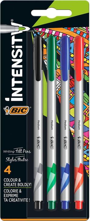Actual product image Bic Intensity Fineliners Medium (4x)