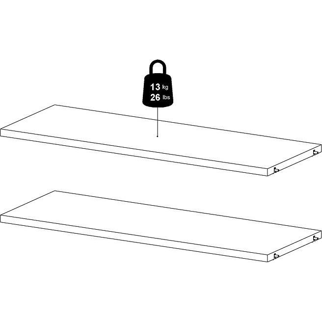 Thumbnail - Ebuy24, Regal, Regal Base (75 x 26 cm)