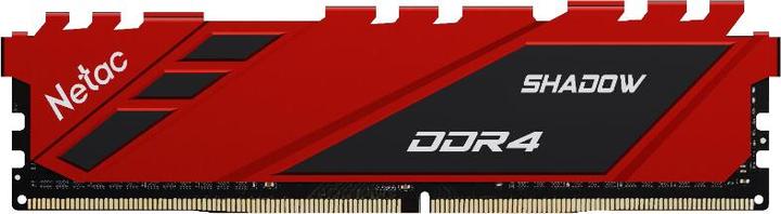 Produktbild Netac Shadow Red, 16GB, DDR4, 3200MHz (PC4-25600), CL16, DIMM Memory (1 x 16GB, 3200 MHz, DDR4-RAM, DIMM)