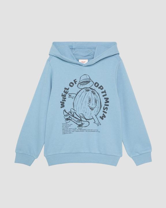 Actual product image s.Oliver Sweatshirt Oversized Hoodie mit Frontprint (140)