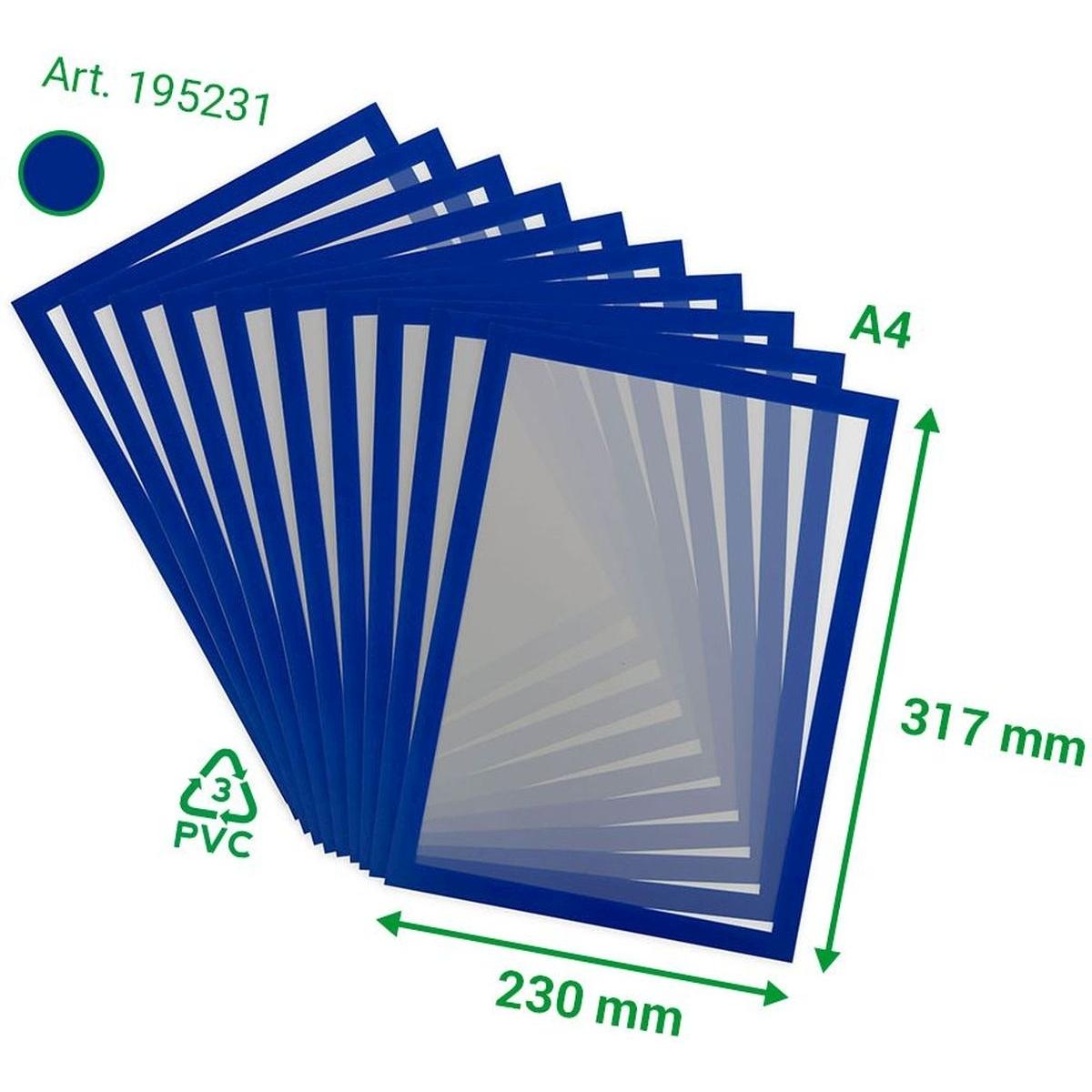 Tarifold, Informationsschild, Magnetschild Magneto Solo Pro 195231 A4 bl 10 St./Pack.