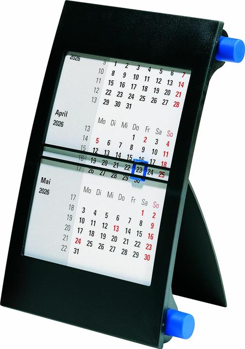 Immagine prodotto rido/id 7038000306 | 3-Monats-Tischkalender 2026 | 90120 mm, blau/schwarz