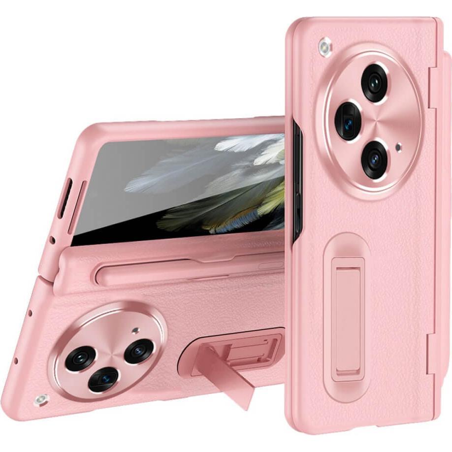 Thumbnail - Cover-Discount OnePlus Open - 360-Grad Schutzhülle mit Kickstand rosa (Samsung Galaxy Z Fold3), Smartphone Hülle, Rosa