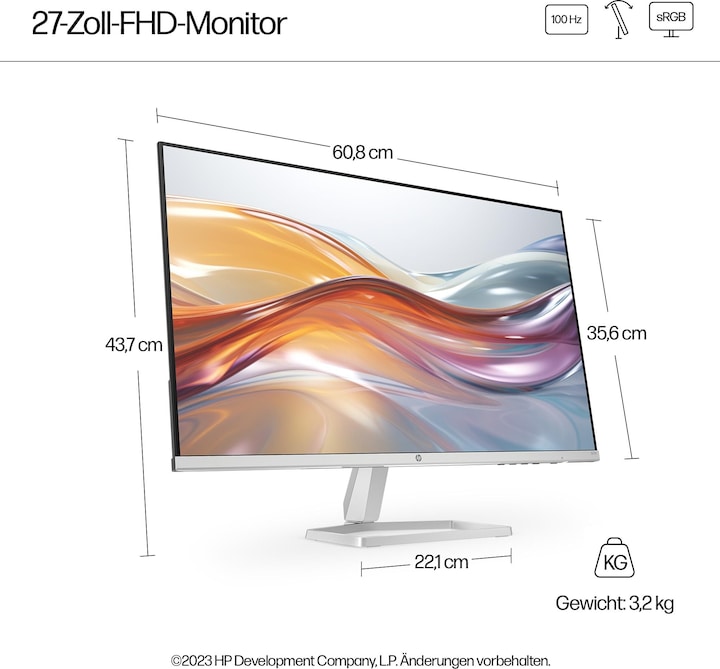 Actual product image HP Series 5 527sf (1920 x 1080 pixels, 27")