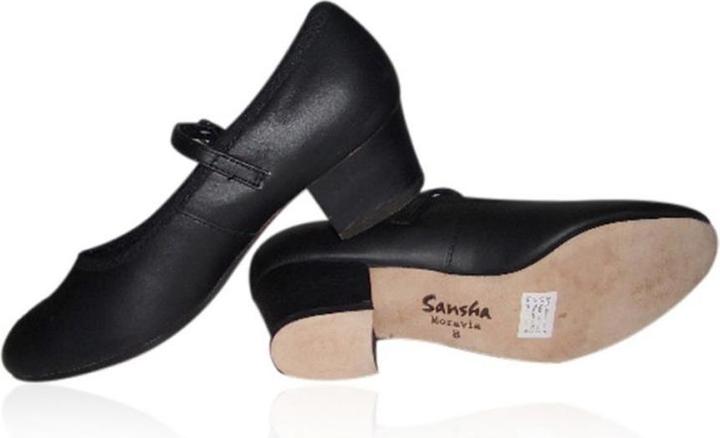 Image du produit Sansha Chaussures de danse de caractère en cuir avec boucle (37)