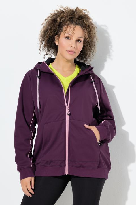 Image du produit Ulla Popken Veste technique softshell à capuche, matière déperlante (58, 60)