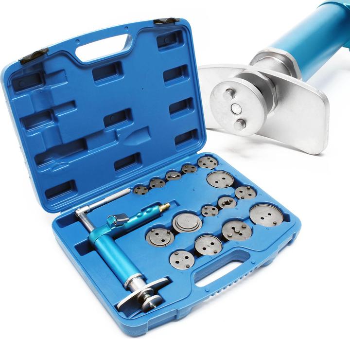 Produktbild Wiltec Universal Druckluft Bremskolben-Rücksteller Set Bremskolbenrückdreher 16 tlg L/R