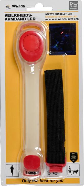 Actual product image Benson Safety bracelet led