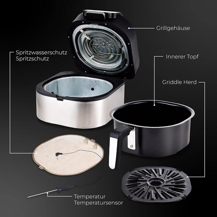 Actual product image MasterPRO 5-in-1 smokeless grill
