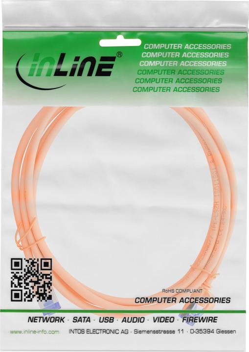 Actual product image InLine Slim patch cable (S/FTP, CAT6a, 15 m)