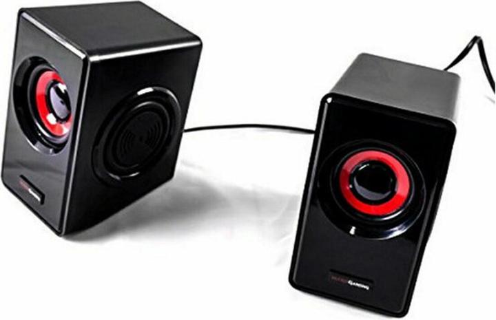 Productafbeelding Mars Gaming Gaming luidsprekers MS1 Zwart Rood