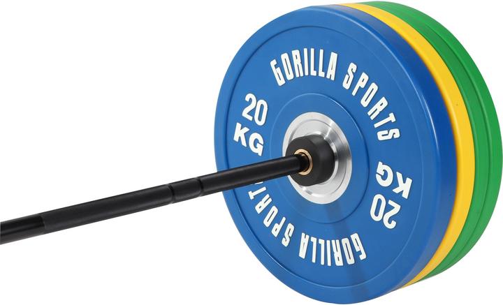 Immagine prodotto Gorilla Sports Set di bilancieri Bumper Plates (1 x 140 kg)