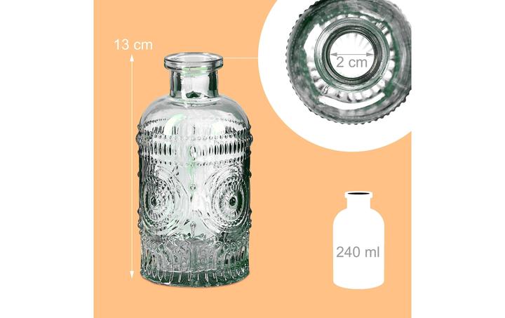 Actual product image Relaxdays Glass vase (0.24 l)