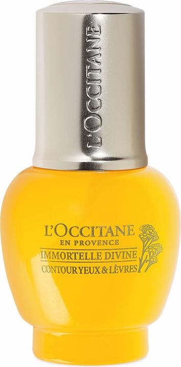 L'Occitane Immortelle Divine Augen- und Lippenkonturenpflege (Augenpflege Fluid, 15 ml, Tag)