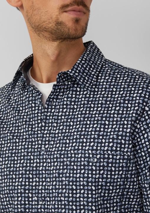 Immagine prodotto s.Oliver Hemd Slim Fit: Gemustertes Hemd aus Baumwollstretch (M)