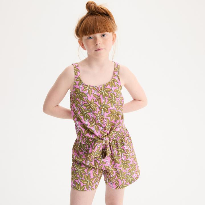 Actual product image La Redoute Collections Zweiteiliges Set aus Top und Shorts mit Palmenprint (164)