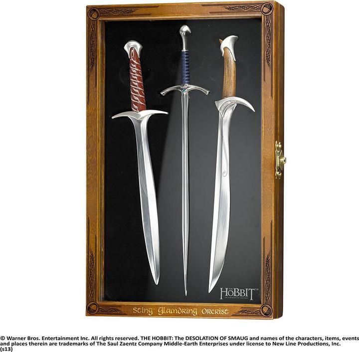 Produktbild Noble Collection Der Hobbit Brieföffner Set Schwerter