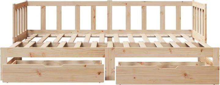 Produktbild vidaXL Tagesbett Ausziehbar mit Schubladen (90 x 200 cm)