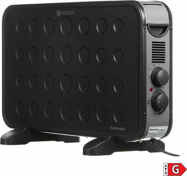 Immagine prodotto Ravanson CH-9000BT, parete, corridoio, nero, pulsanti, controllo rotativo, 2000 W, 750 W, 600 mm (2000 W)