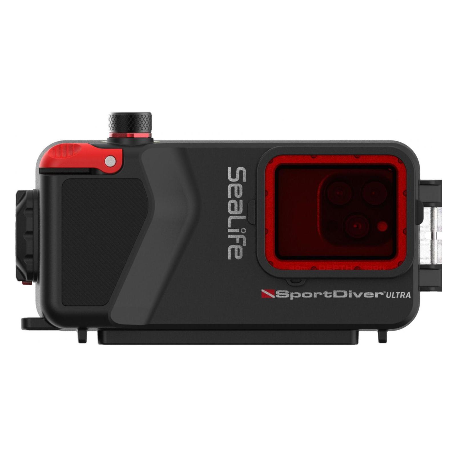 Sealife SportDiver Ultra (Universeel), Smartphonehoes, Rood, Zwart