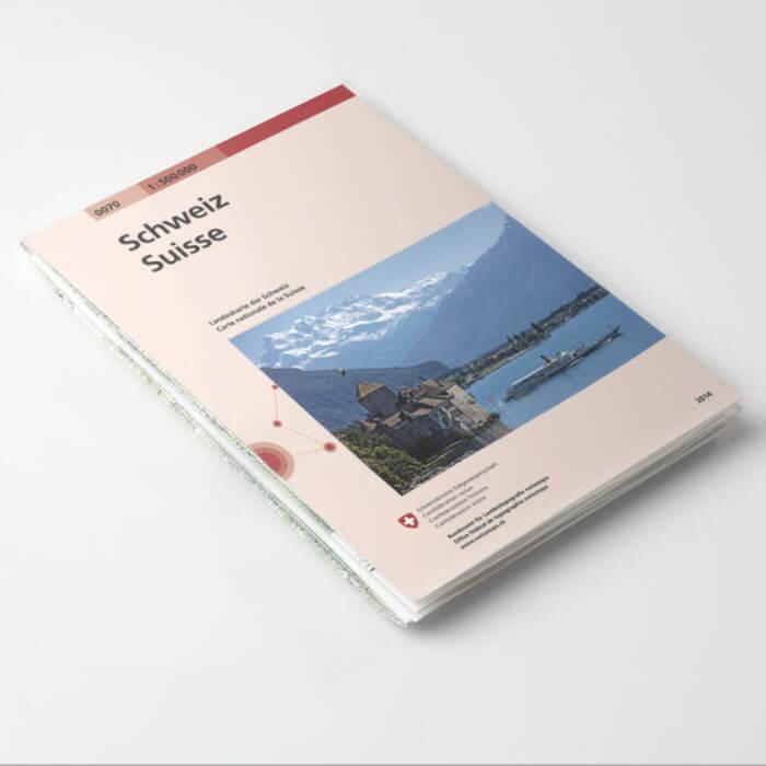 Produktbild Landkarte 700 Schweiz 1:500'000