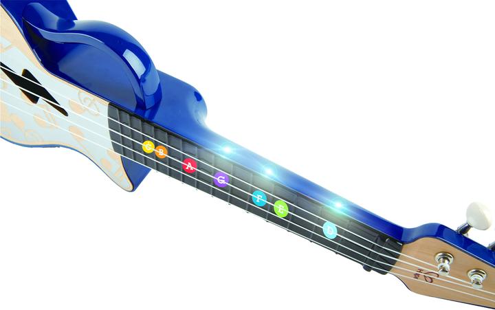 Actual product image Hape Electric learning ukulele, blue