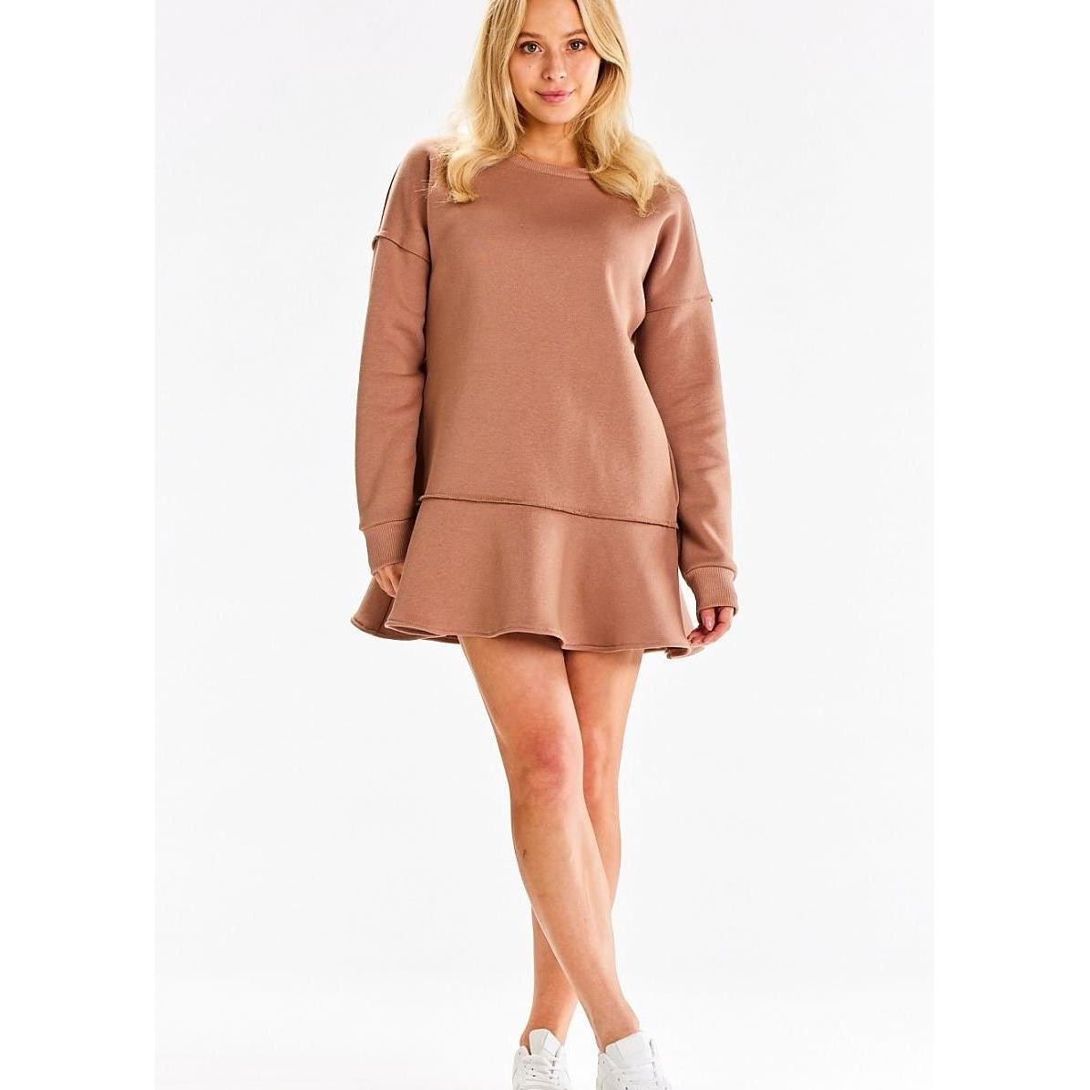 Infinite You, Kleider, Alltagskleid, Beige, (M)