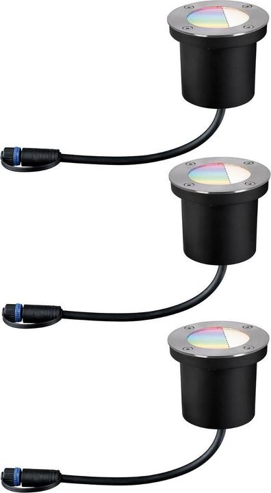 Produktbild Paulmann Outdoor Plug & Shine Bodeneinbauleuchte Zigbee Starterset (350 lm, IP67)