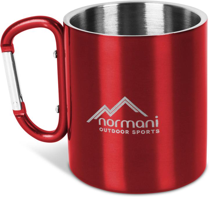 Actual product image Normani Stainless steel cup 330 ml with carabiner Wisconsin