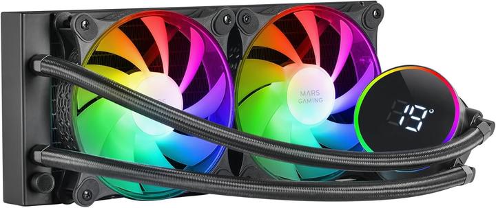 Produktbild Mars Gaming Kit Watercooling Aio Ml-Lcd RGB - 240mm (Noir)