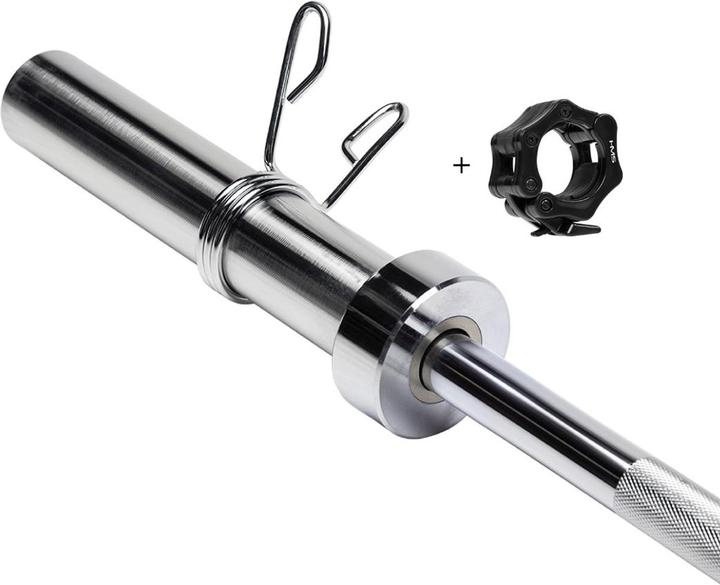 Immagine prodotto HMS Bilanciere olimpico spezzato 13 5 kg / 1500 mm con morsetti GOL200 (2 x 0,75 kg)