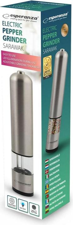 Produktbild Esperanza EKP002 Stahl-Pfeffermühle (Pfeffer)