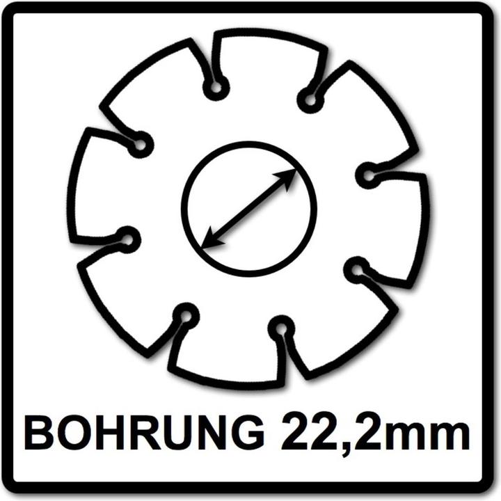 Productafbeelding Bosch Professional Bosch Standaard voor Universeel diamantzaagblad 125 x 22,23 mm 5 stuks ( 5x 2608615059 ) voor beton