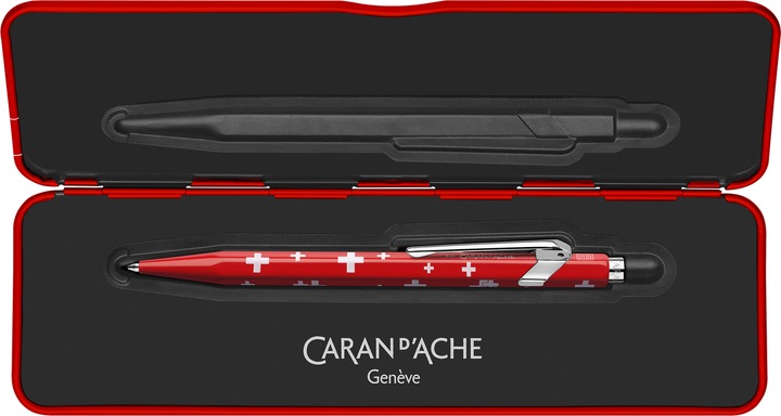 Image du produit Caran d'Ache 849 Totally Swiss mit Etui (Blanc, Rouge, 1 x)