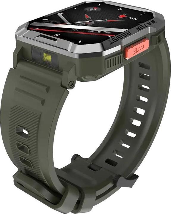 Produktbild Blackview W60 (Robuste Connected Watch - 2.01" - eingebautes Mikrofon) Khaki