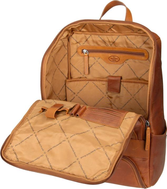 Image du produit Chesterfield Rich Leren ordinateur portable Rugtas - 15,4 inch - Cognac (19 l)
