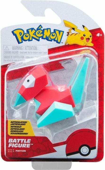 Actual product image Jazwares Pokémon Battle Figure Pack minifigure Porygon 5 cm