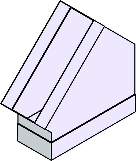 Immagine prodotto Hastrag Gomito 45/90° per canale piatto