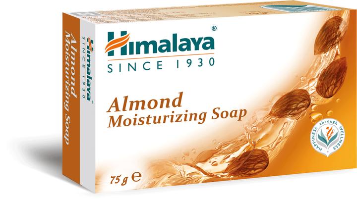 Productafbeelding Himalaya Herbals Amandel en Roos Hydraterende Zeep 75g (Zeeplotion)