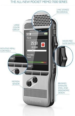 Actual product image Philips Pocket Memo (slide switch) (32 GB)