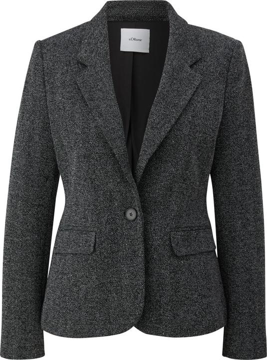 Actual product image S.Oliver Indoor-Blazer Schmal geschnittener Blazer aus Interlockjersey (42)