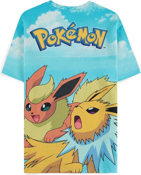 Immagine prodotto Difuzed Pokémon - Maglietta a maniche corte Eevee Evoluzioni Digitali AOP - S (S)