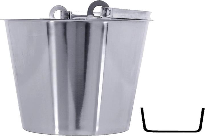 Image du produit Contacto Seau sans cercles au sol l en acier inoxydable /, haute brillance (1 pcs)