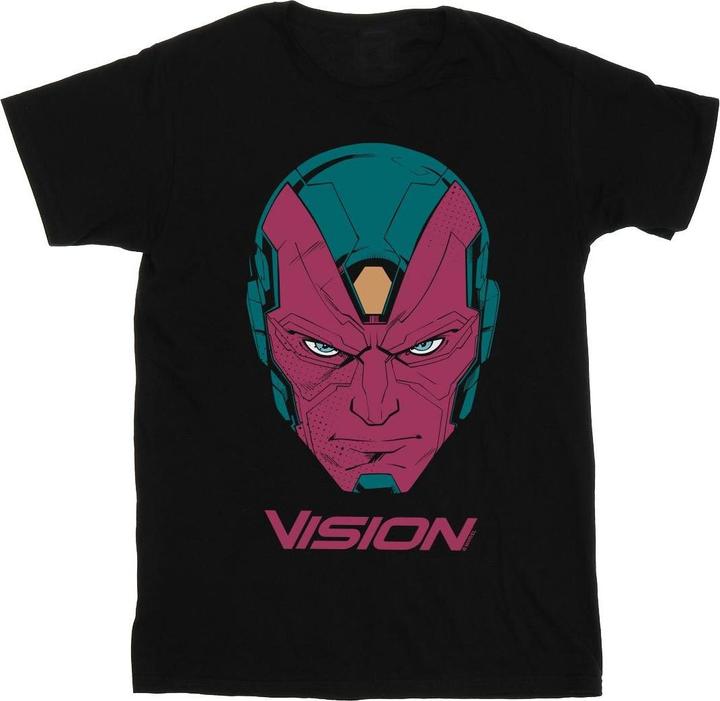Produktbild Avengers Vision Head Baumwolle Boyfriend TShirt (L)