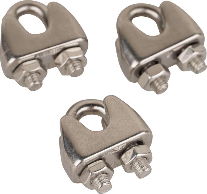 Produktbild Mamutec Rostfrei Bügelseilklemme 5 mm 3 Stk.