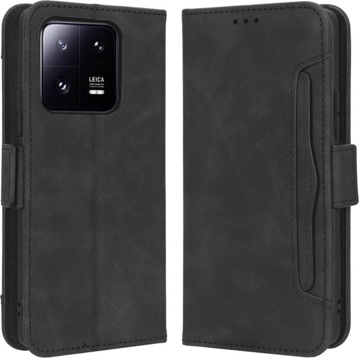 Actual product image Cover-Discount Xiaomi 13 Pro - Case with many card slots black (Xiaomi 13 Pro)