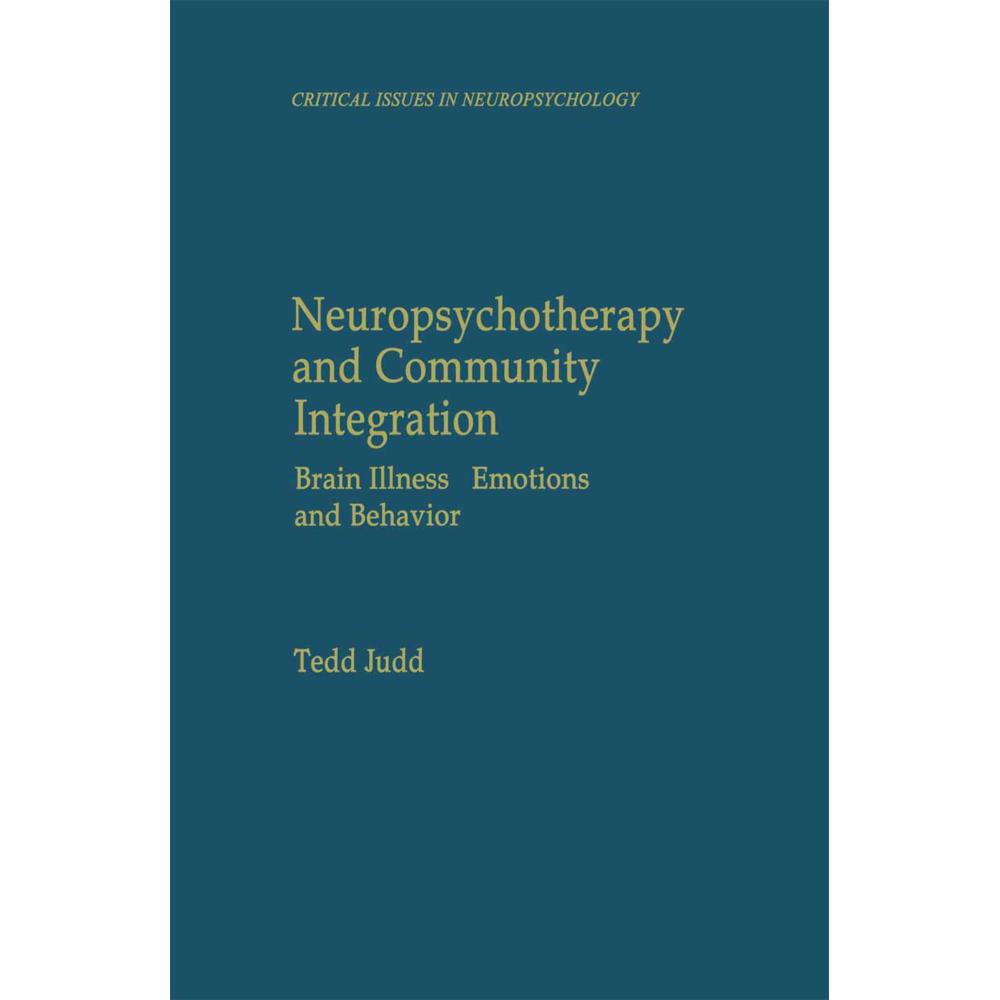 Neuropsychotherapy and Community Integration, Fachbücher
